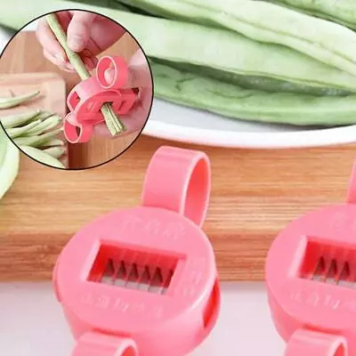 Kitchen Green Bean Peeler Grater Turnip Cutter Slicer Vegetable Fruit Utensil SH • £3.65