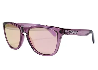 NEW OAKLEY Frogskins Snow Alpine Polished Violet W/ VR50 Pink Iridium OO9013-73 • $129.95