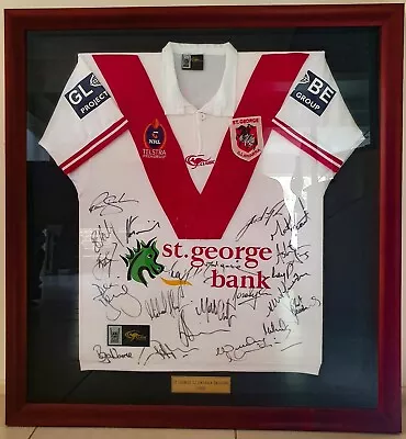 $600 • Buy St George Illawarra Dragons - 2005 Signed Framed Jersey