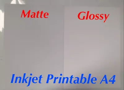 $25 • Buy Photo Paper Printable With Magnetic Backing - Inkjet Print Magnet A4 Sheet Craft