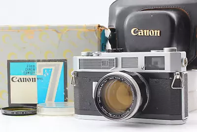 [ Near MINT In BOX ] Canon Model 7 35mm Film Camera W/ 50mm F1.4 Lens From JAPAN • £265.47