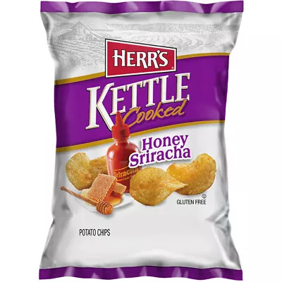 HERRS Honey Sriracha Kettle Cooked Potato Chips 142g • $11.79
