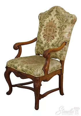 56665EC: JOHN WIDDICOMB French Open Arm Upholstery Library Chair • $695