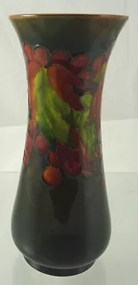 Leaves And Berries Flambe Vase 7  By William Moorcroft 1928-34 • $539