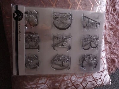 £29.99 • Buy Large Alphabet Floral Stamps New In Sealed Packet Stamp Measure Between 2 And...