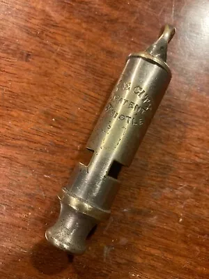 £75 • Buy Rare Early Example Of The De Courcy Or J.Hudson & Co The City Patent GS Whistle