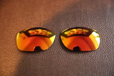 PolarLens POLARIZED Fire Red Iridium Replacement Lens For-Oakley Ten X • £19.99