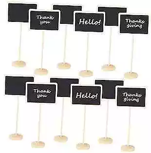 Chalkboard Labels Mini Chalkboards Signs 12 Pack Small Chalkboards Rectangle • $18.97