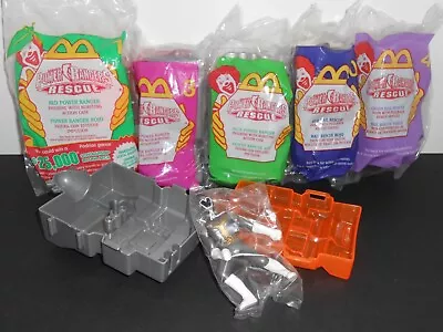 2000 McDonalds Power Rangers Rescue Lot Of 6 Happy Meal Toys • $14.95