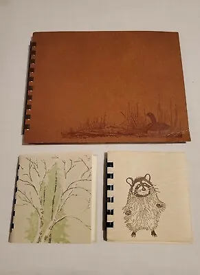 GWEN FROSTIC Art Nature Prints Sketchbooks Journal 6x9” And Two 3x3  Note Books • $21.99