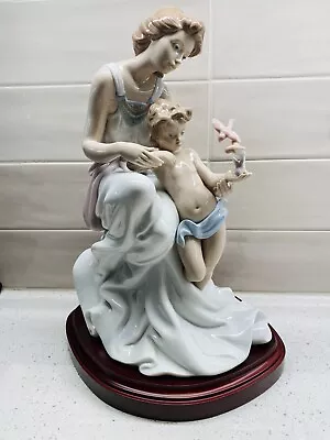 Lladro 7649 Where Love Begins - Ltd Edition W/ Wooden Base & Original Box • $325