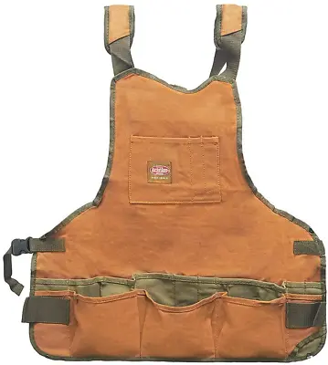 Mechanic Tool Mens Vest Woodworking Apron Carpenter Electrician Plumber Bag Brow • $30.29