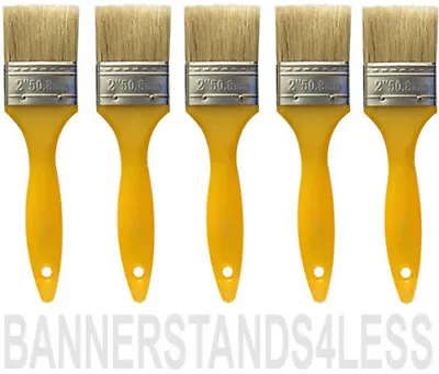 5 Pack Lot  2  CHIP BRUSH Brushes All Purpose Adhesives Paint Touchups Yb • $8.99