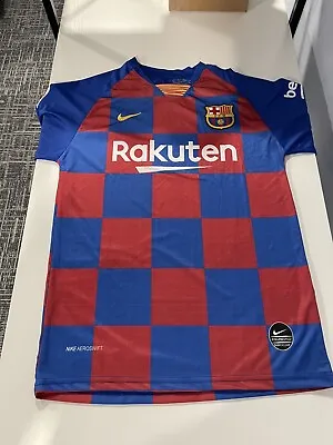 NEW Nike FC Barcelona Home 19/20 Authentic Jersey Lionel Messi Large La Liga • $39.99