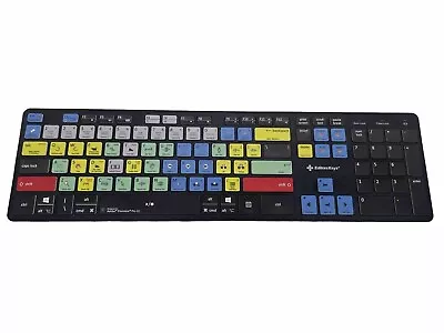 Editors Keys Adobe Premiere Pro CC Wireless Keyboard For PC & Mac EK-KB-SLM • $39.99