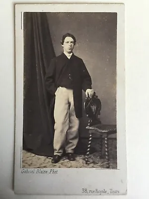 Photo By Gabriel Blaise Tours Circa 1865.  The Man Who Holds The Chair  • $17.03