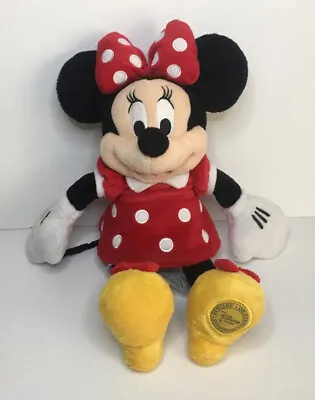 Minnie Mouse 14” Plush Soft Toy Red Polka Dot Dress And Bow Disney Store • £8.99