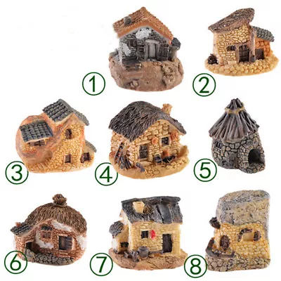 1 Pc Micro Cottage Miniatures Fairy Garden Yard Landscapes Decoration DIY Crafts • $2.98