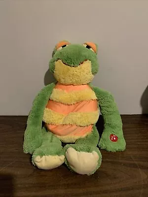 Frog MUSHABELLY CHATTER FLOPPY Plush Jay At Play Toys 2006 Rumer Yellow Orange • $22.49