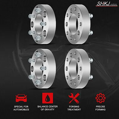 (4) 1.5  Wheel Adapter 5X5.5 To 5X5 For Ford F-150 Dodge Ram 1500 E-150 Club • $78.53