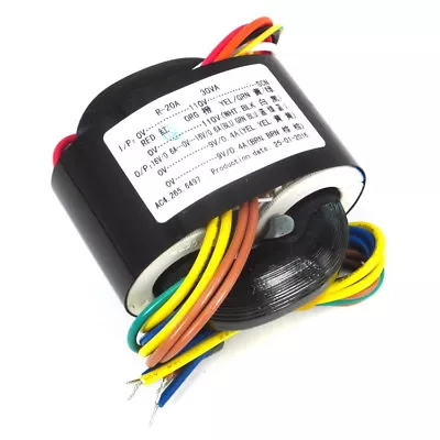 30W R-CORE Transformer For Audio DAC AC110V /220V 9V*2+16V*2 • $25