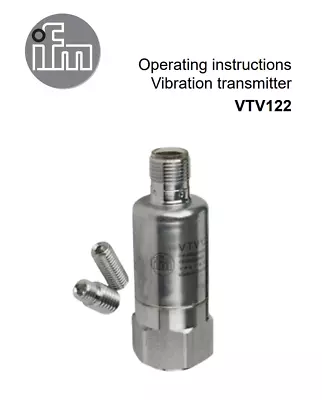 IFM VTV122 Vibration Transmiter Sensor (NEW) • $249