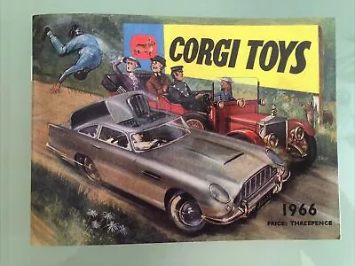 Corgi Toys Catalogue 1966 James Bond Diecast Cars Figures Authentic Reproduction • £1.99