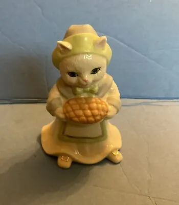 Lenox Thanksgiving Gather And Share Cat Figurine New In Original Box • $29.99