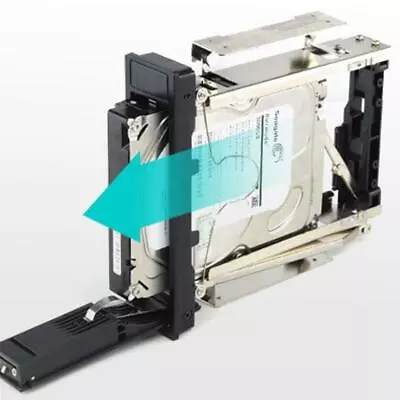 Internal SATA Mobile Rack Enclosure For 3.5  SSD/HDD Hot-swap Dock Caddy • £15.88