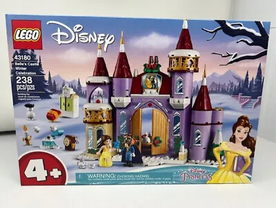 $29.99 • Buy *NEW* LEGO Disney: Belle's Castle Winter Celebration (43180) - Retired - Sealed