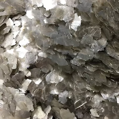 2 Oz Large Real Natural Mica Flakes Silver Color Brand New • $20.99