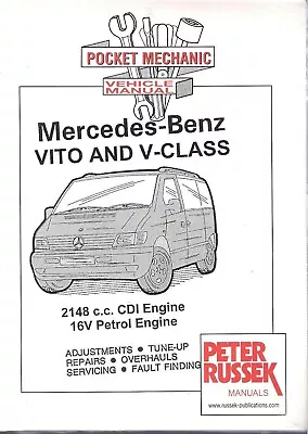 2000-2003 Mercedes Benz Vito V Class Russek Pocket Mechanic Repair Manual 80528 • $45.80