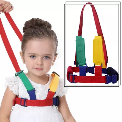 New Flexible Adjustable Anti Lost Assist Toddler Stand Walk Belt Strap Safety UK • £6.03