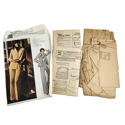 Vogue Americana Chuck Howard Misses' Jacket & Pants Sewing Pattern 2892 Size 16 • $19.99