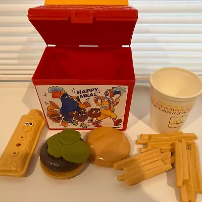 Vintage Fisher Price (1988) McDonald's Play Food - Happy Meal Playset • $15