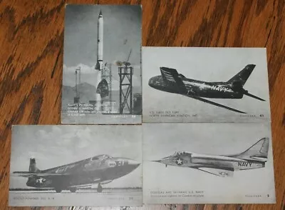 Vintage Original Lot Of 4 Postcard Cards Viking 11 Bell X-1b FJ-3 & A4d Skyhawk • $9.75