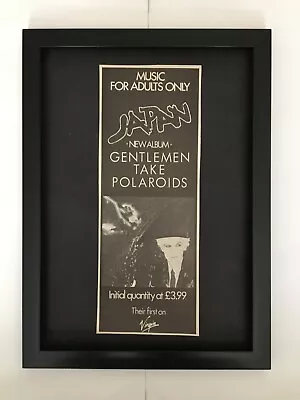 JAPAN-Gentlemen Take Polaroids-framed Original Advert (1) • £13.99