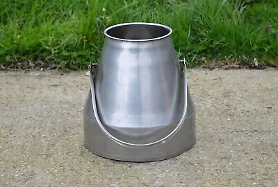 Stainless Steel Milk Churn Milkchurn Milking Pot / Plant Pot - FREE POSTAGE • $56.77