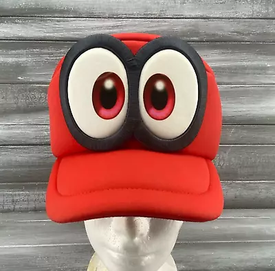 Super Mario Bros Odyssey Nintendo Cappy Gamers Hat Costume Cosplay Cap 2017 OSFM • $15.27