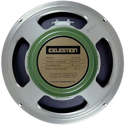 Celestion G12M Greenback 12  16 Ohm Guitar Speaker 25W • $159