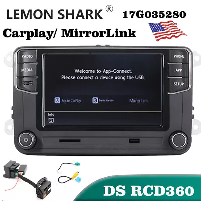 DS RCD340G RCD330 RCD360 CarPlay Car Stereo Radio For VW PQ Jetta Golf Passat • $209.99