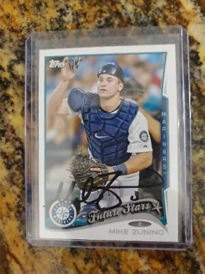 Topps 2014 Mike Zunino Auto Future Stars Signed Live Mariners (Read) • $3.50