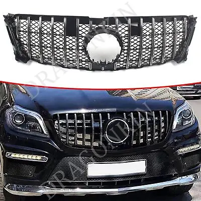 For Benz GL Class X166 GL350 GL400 2013-2015 Front Bumper Mesh Grille Grill Kit • $190.10