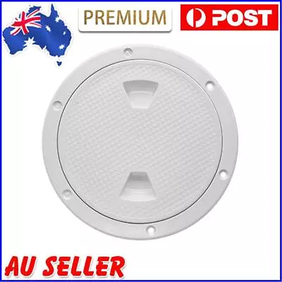 $14.99 • Buy 4 Inch Marine Yacht Boat Deck Inspection Access Hatch Cover Plate (White) AU