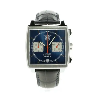 Tag Heuer Monaco Steve McQueen 38mm Box CW2113-0 • £7000