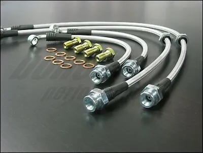 Techna-Fit Stainless Steel Braided Brake Lines For 2004-2008 Nissan Maxima • $109.99