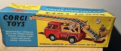 £32 • Buy Corgi Toys 64 Working Conveyor On Forward Control Jeep F.C 150.