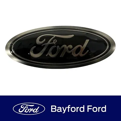 Genuine Ford Next Gen Ranger Xlt Wildtrak Black Ford Front Oval Emblem Badge • $155