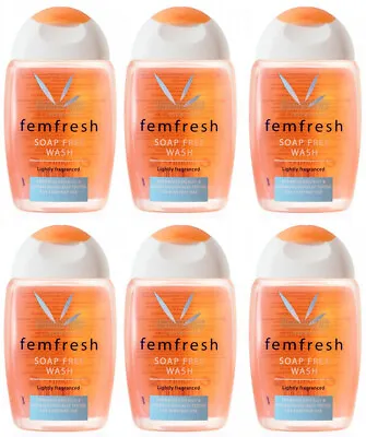 £10.49 • Buy FEMFRESH SOAP FREE WASH INTIMATE HYGIENE LIGHTLY FRAGRANCED 150ml X 6 BOTTLES