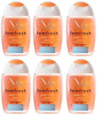 £10.49 • Buy FEMFRESH SOAP FREE WASH INTIMATE HYGIENE LIGHTLY FRAGRANCED 150ml X 6 BOTTLES